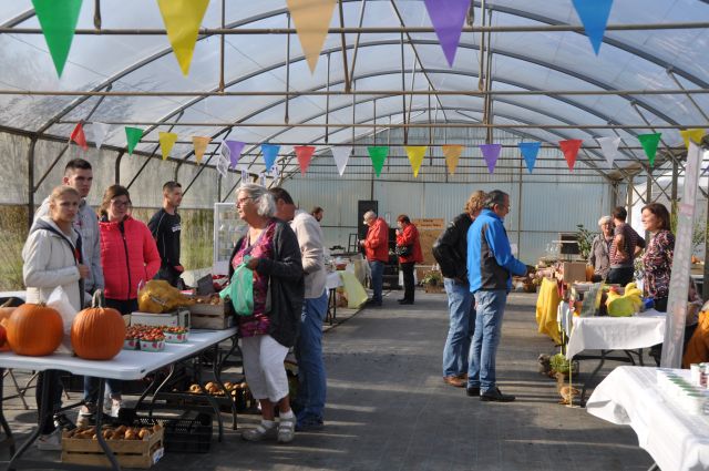 Marché du terroir aux Pépinières de Berthem